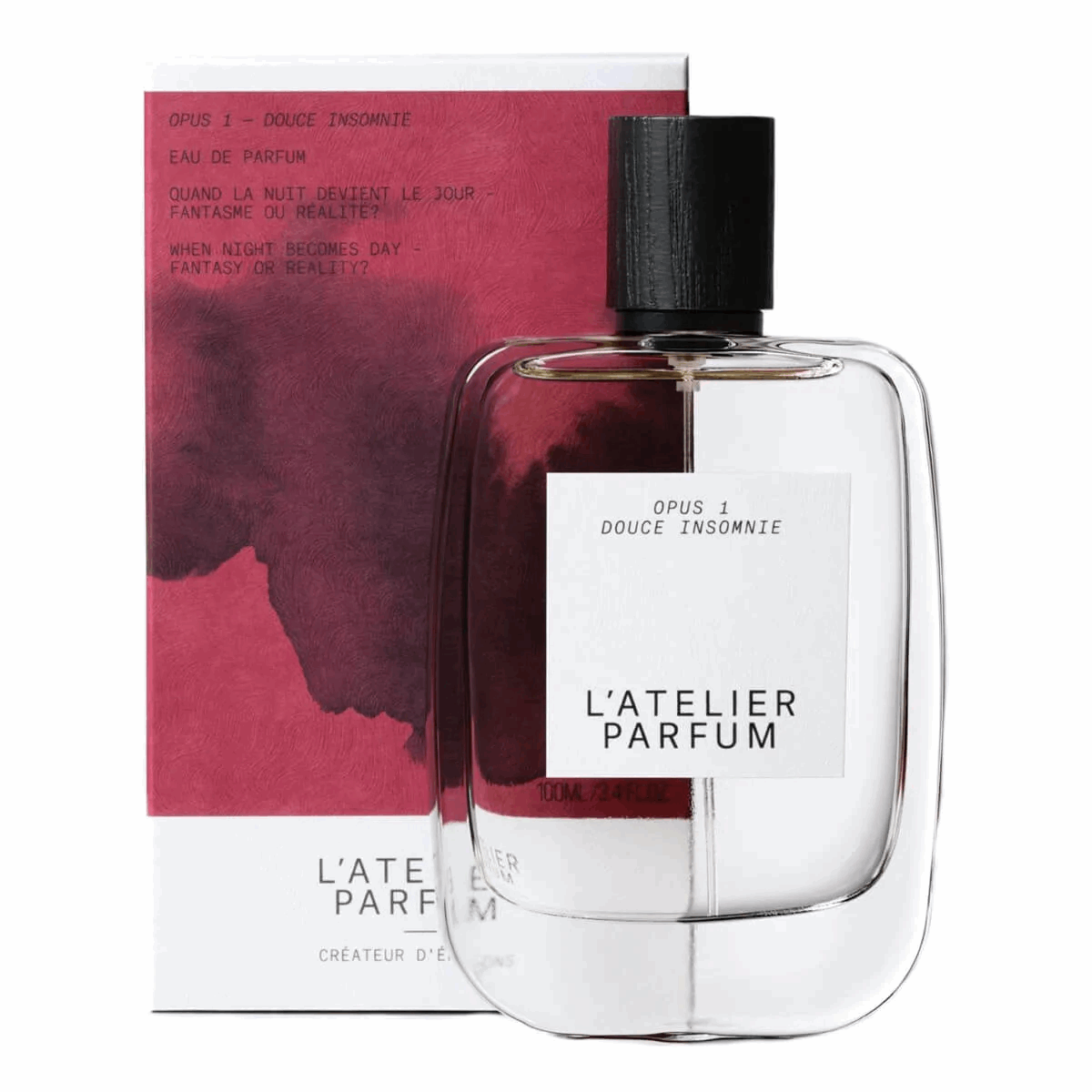 Douce Insomine 50ml perfume by L'Atelier Parfum – Gourmand and Floral fragrance bottle