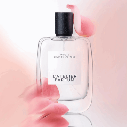 Cœur de Pétales 50ml perfume by L'Atelier Parfum – Floral and Fresh fragrance bottle