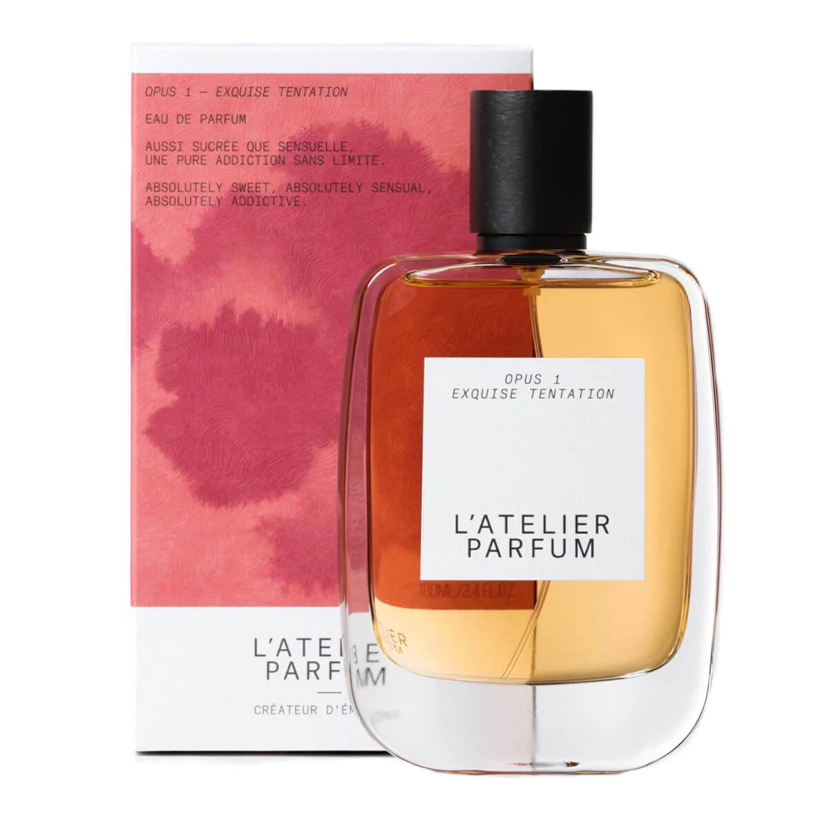 Exquise Tentation 50ml perfume by L'Atelier Parfum – Sweet and Gourmand fragrance bottle